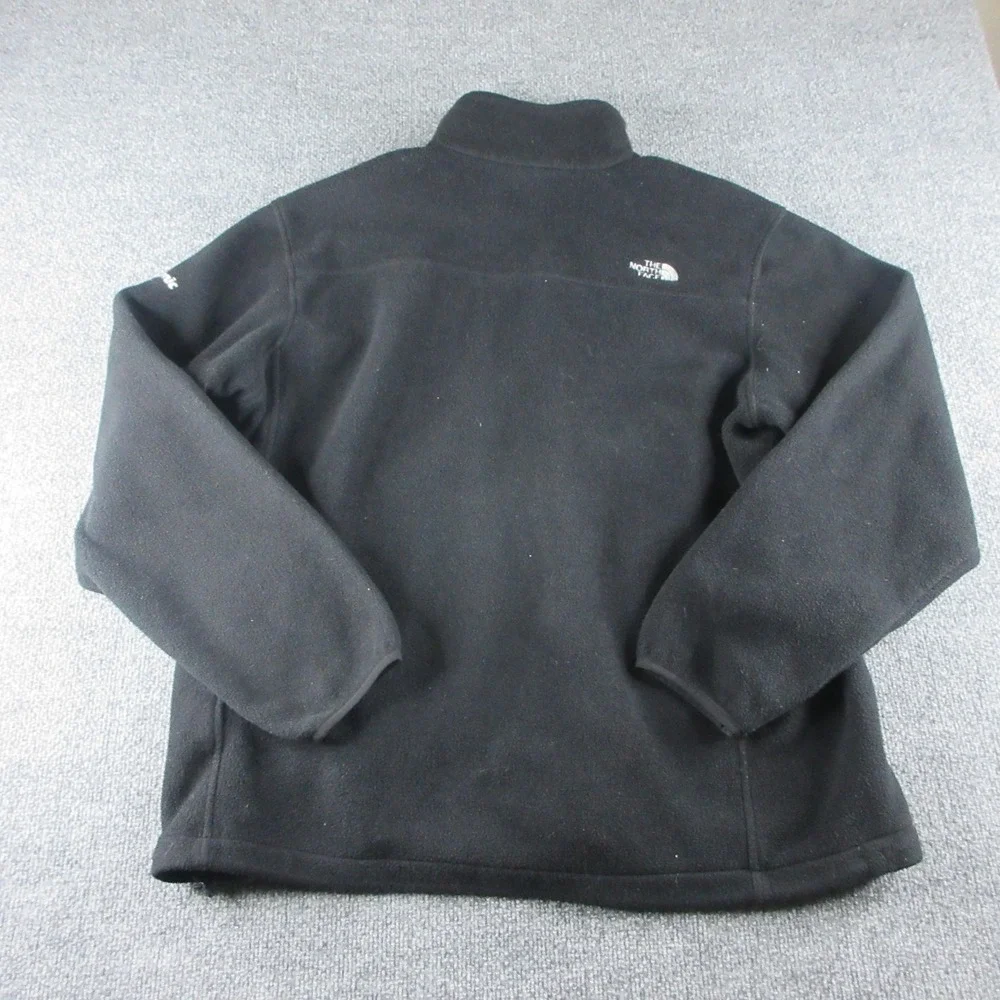 The North Face Jacket Mens 2XL Black Fleece Full Zip Resolute Medtronic Outdoor